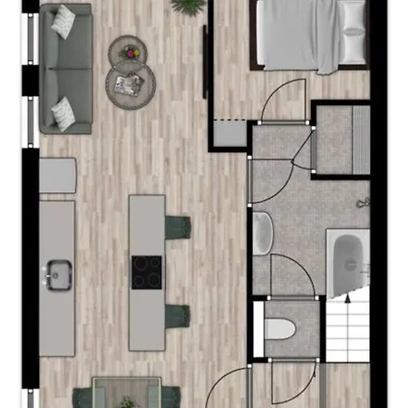 Apartmán Hello - Wellness Schoolstraat 47b *